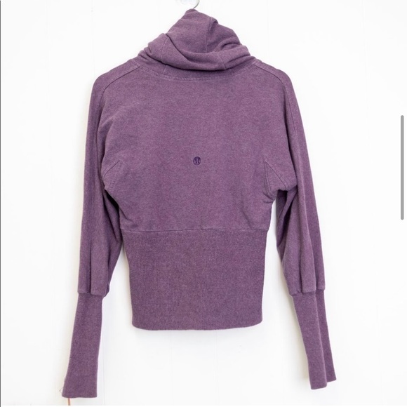 Lululemon Course-ette Heathered Purple Jacket sz 4 - Picture 5 of 10